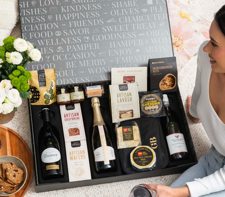 Premium Cheese and Wine Office Share Hamper GB24_662